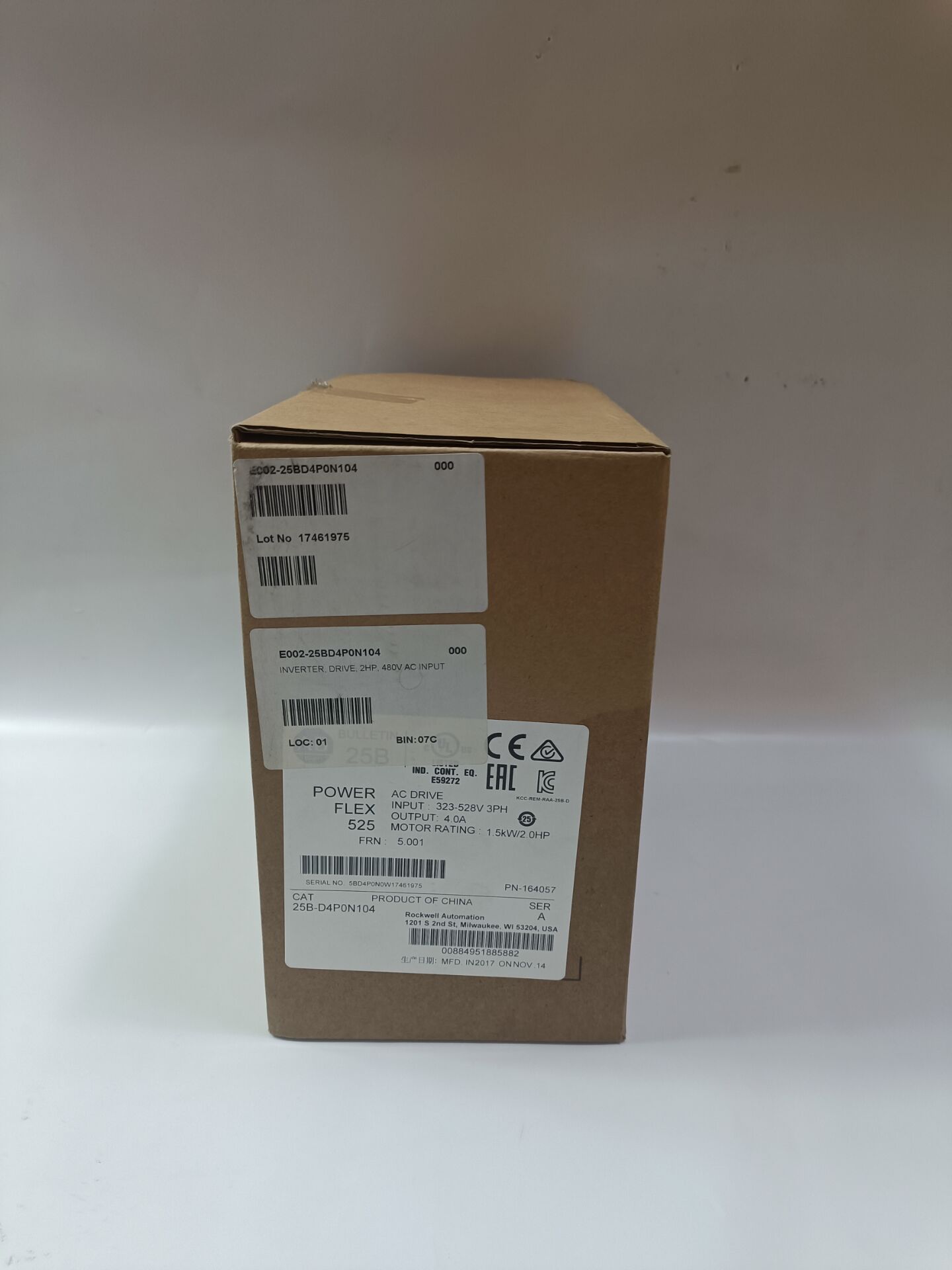 25B-D6P0N104 Allen-Bradley Availability AC Drive