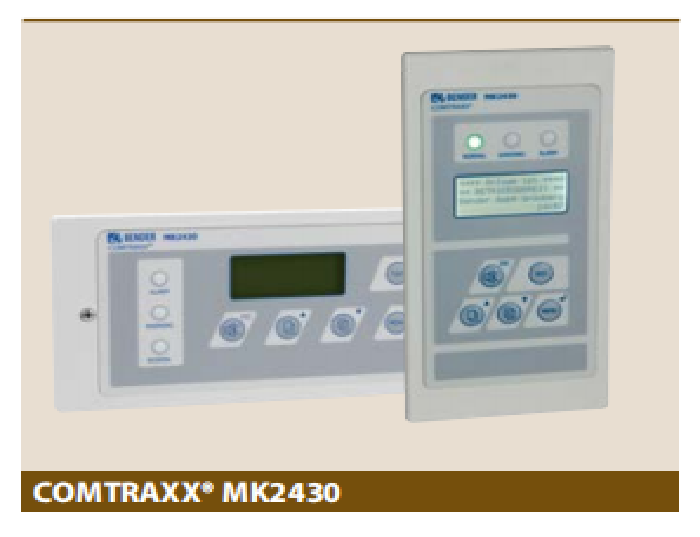 MK2418  BENDER  Remote alarm indicator and test combination with LC display