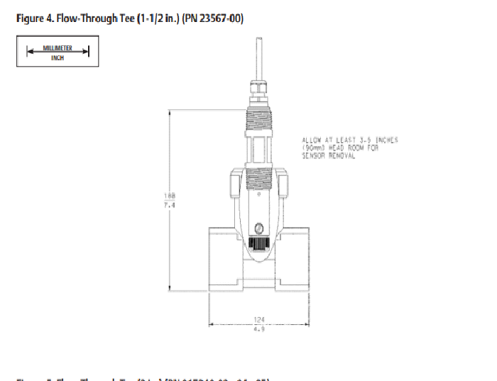 499ACL-01-54-VP  ROSEMOUNT 499ACL Chlorine Sensor 