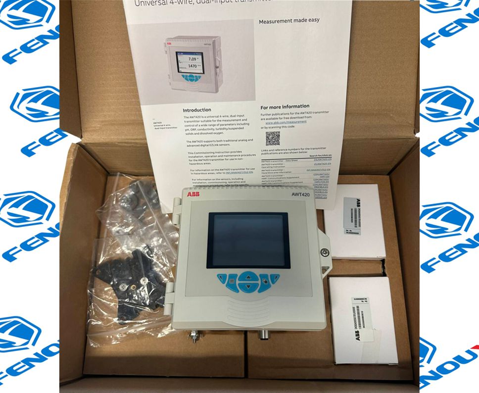 ABB AWT420 3KXA005011U0000 Dual-Channel Water Quality Analyzer Transmitter